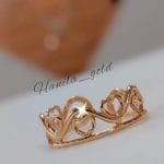 انگشتر مینیمال طرح قلب