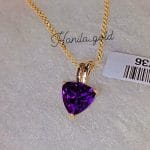 پلاک دیاموند بنفش