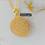 پلاک حصیری دایره