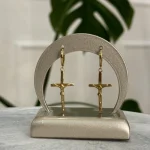 گوشواره روکو صلیب